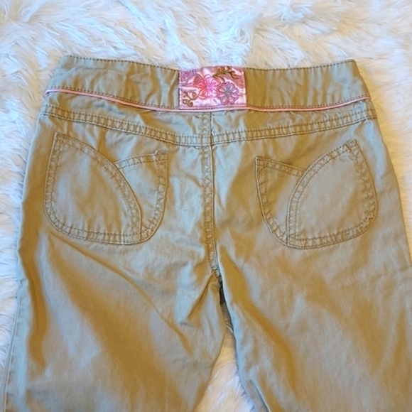 CHEETAH Girls tan embroidered pants, bootcut size 10 - Picture 6 of 6